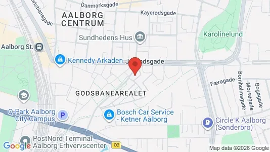 Værelser til leje i Aalborg Centrum - Foto fra Google Street View