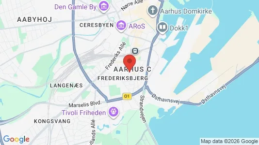 Værelser til leje i Århus C - Foto fra Google Street View