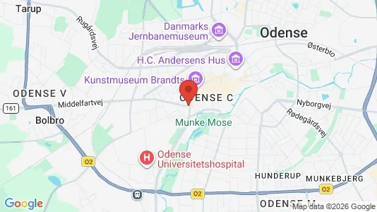 Værelser til leje i Vesterbro - kort over placeringen
