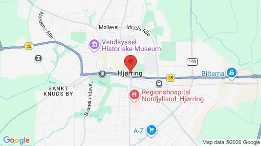 Værelser til leje i Hjørring - Foto fra Google Street View