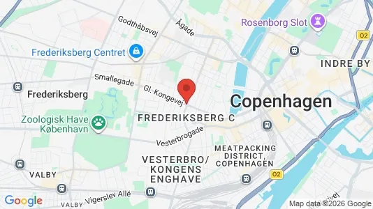 Værelser til leje i Frederiksberg C - kort over placeringen
