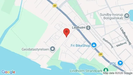 Værelser til leje i Nørresundby - kort over placeringen