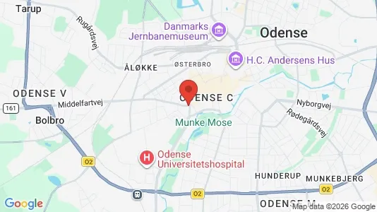 Værelser til leje i Vesterbro - kort over placeringen